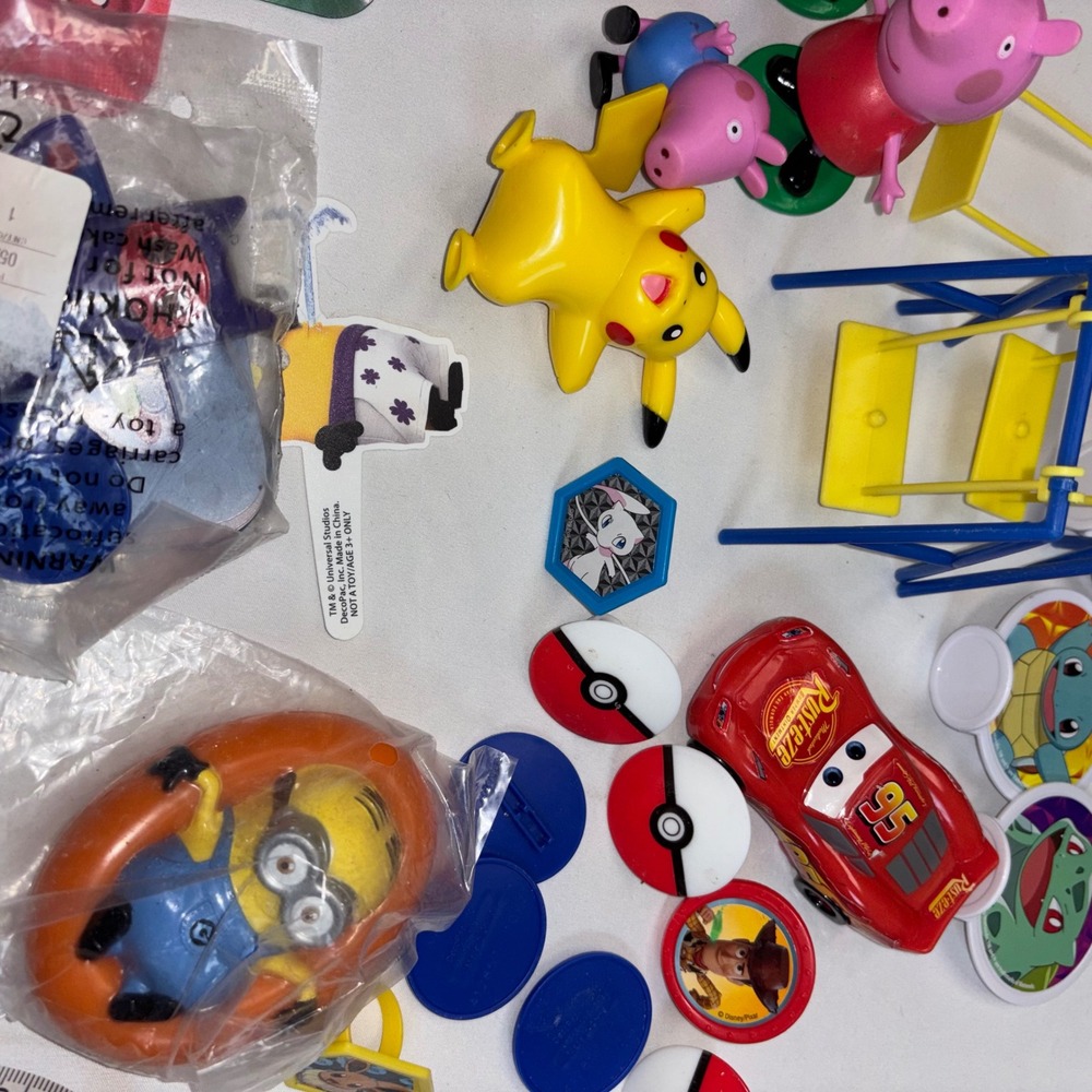 Mixed Lot | Cake‎ Toppers | Cake Decor: Peppa Pig Pikachu Minion PJ Mask Pokemon